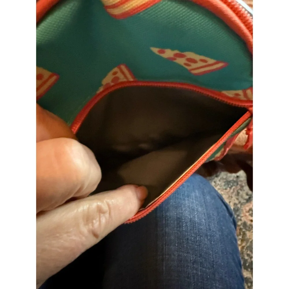 Cat Jack Pizza‎ Print Lunch Bag Insulated Easy Clean BPA Free Kids